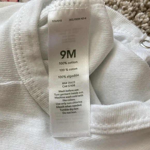 Carter’s Sea You at the Beach bodysuit and top, 9 months size - Picture 6 of 13